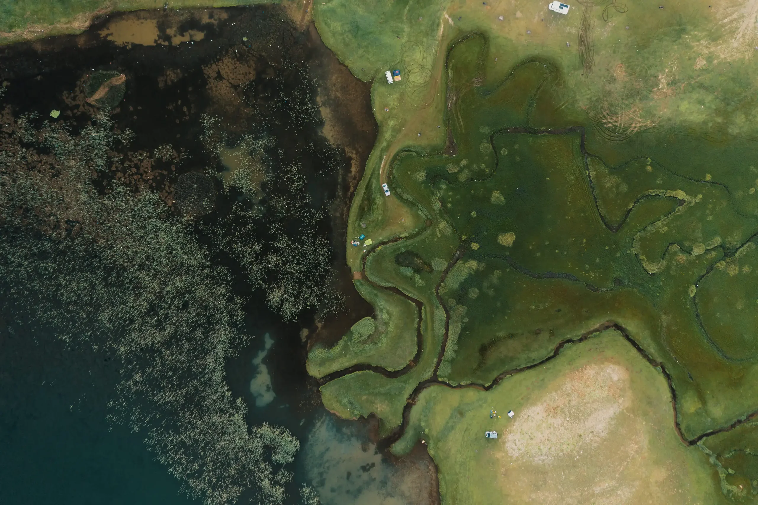 Engineers analyzing data for renewable energy and groundwater exploration